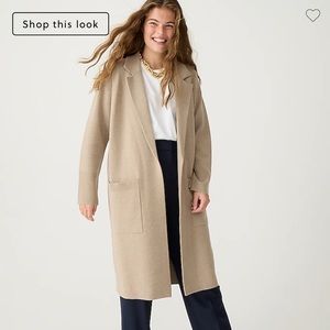 Ella open-front long sweater-blazer- XS